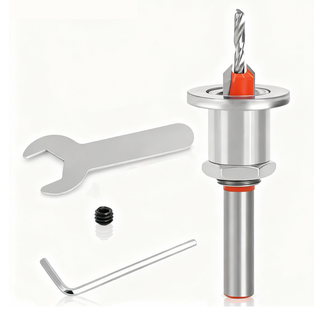 WOODFINISH™ VERZINKBOOR KIT | PROFESSIONEEL RESULTAAT ELKE KEER