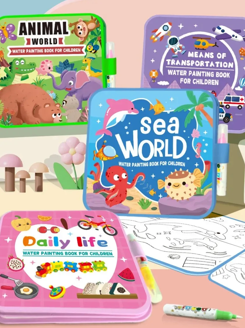 MAGISCH WATERKLEURBOEK AQUADRAW™ | VOOR KINDEREN ONDERWEG