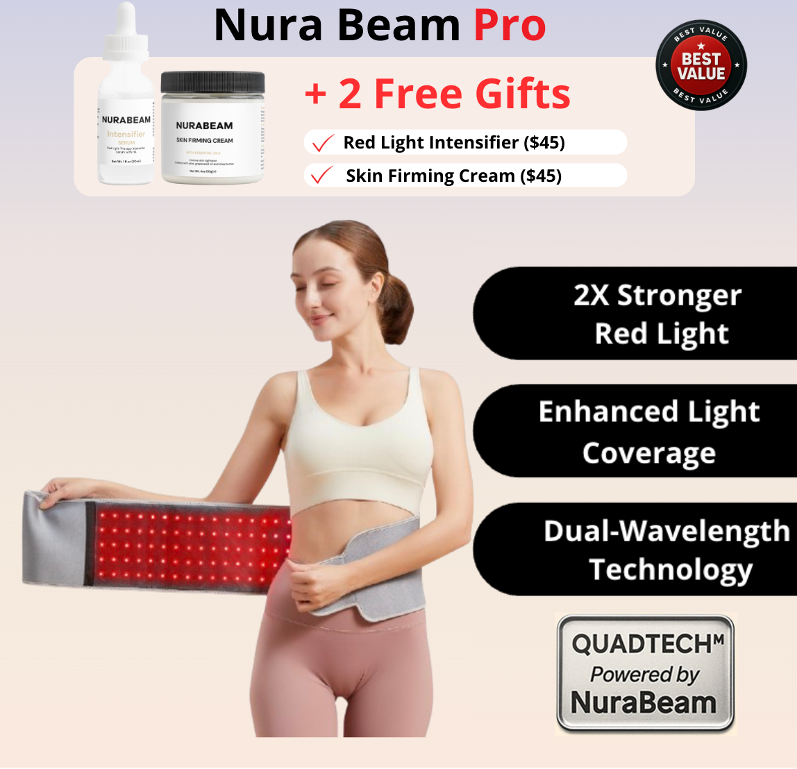 Taille trainer roodlicht SLIMCORE™ | Thuis Afslanken - undefined