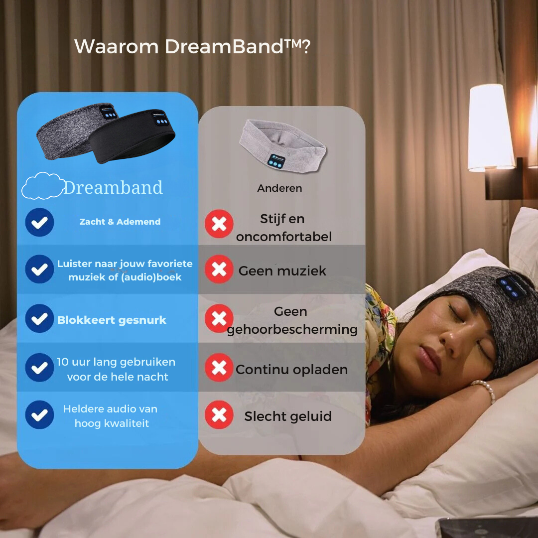 DREAMFLOW™ SLEEP BAND | NATUURLIJK ONTSPANNEN SLAPEN