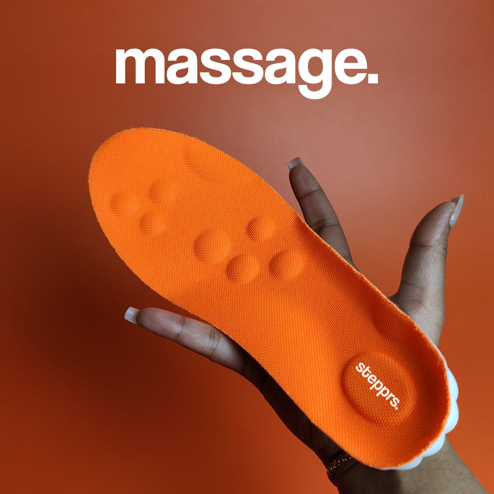 Massagezolen voor Schoenen STEPPRS™ | Pijnverlichting - Nuvando