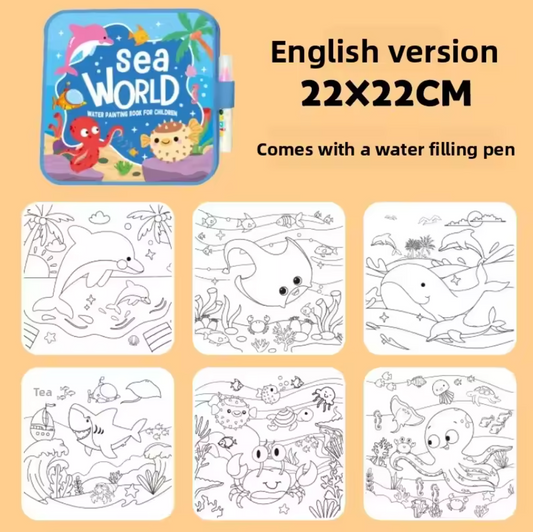 MAGISCH WATERKLEURBOEK AQUADRAW™ | VOOR KINDEREN ONDERWEG