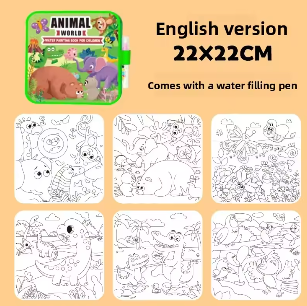 MAGISCH WATERKLEURBOEK AQUADRAW™ | VOOR KINDEREN ONDERWEG