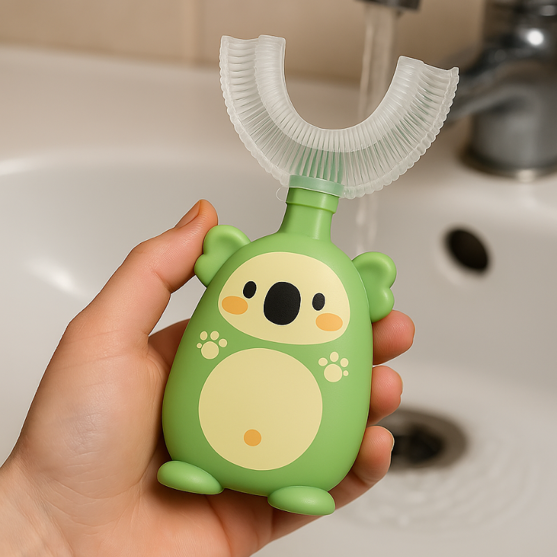 Kindertandenborstel 360° BRUSHY™ | Snel & Makkelijk Poetsen - Nuvando