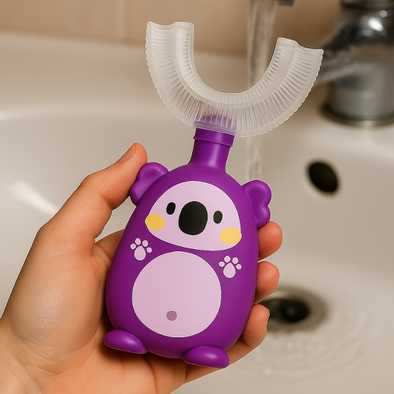 Kindertandenborstel 360° BRUSHY™ | Snel & Makkelijk Poetsen - Nuvando