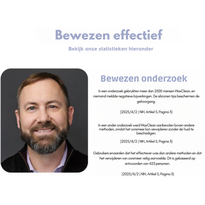 Oorreiniger WAXCLEAN PRO™ | Verwijder Oorsmeer Veilig & Effectief - Nuvando